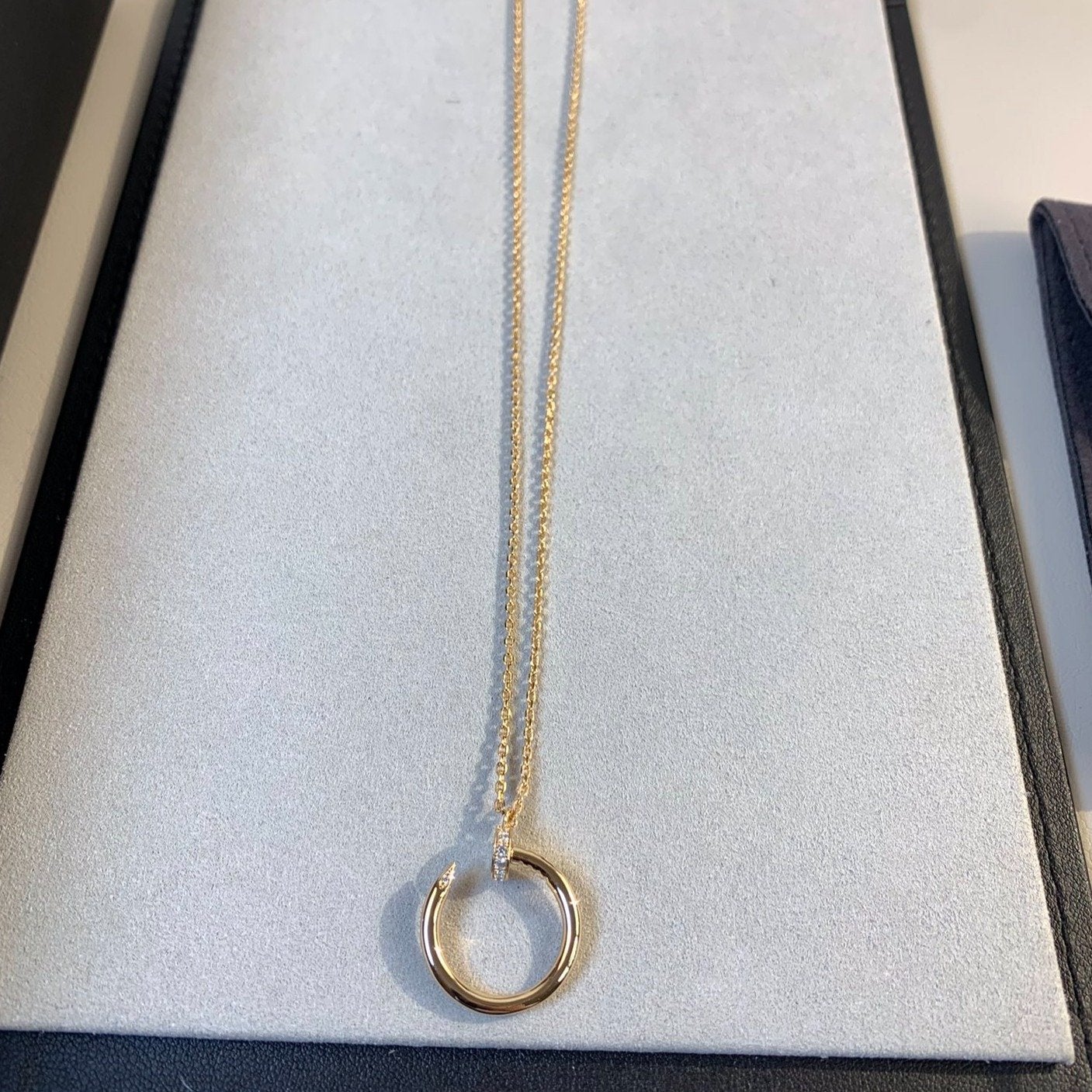 [Regal Jewels]JUSTE NECKLACE PINK GOLD