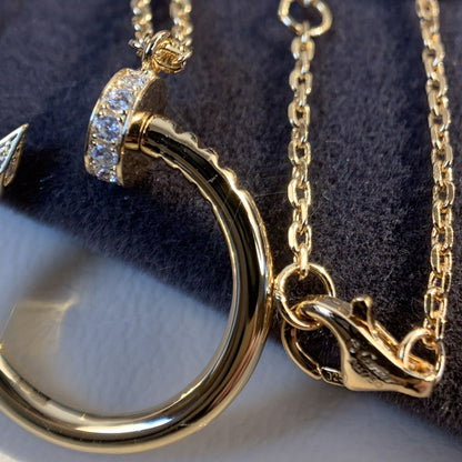 [Regal Jewels]JUSTE NECKLACE PINK GOLD
