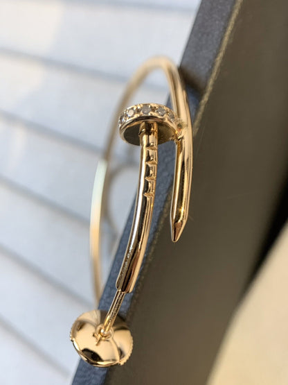 [Regal Jewels]JUSTE EARRINGS GOLD DIAMONDS 1.8MM