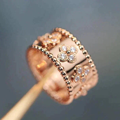 [Regal Jewels]CLOVER KALEIDOSCOPE RING 10MM