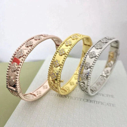 [Regal Jewels]CLOVER BRACELET 8MM DIAMONDS