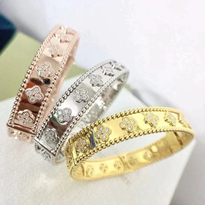 [Regal Jewels]CLOVER BRACELET 8MM DIAMONDS
