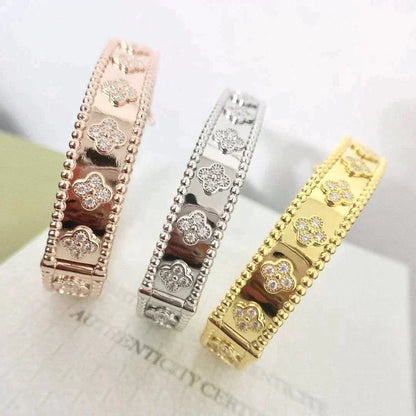[Regal Jewels]CLOVER BRACELET 8MM DIAMONDS