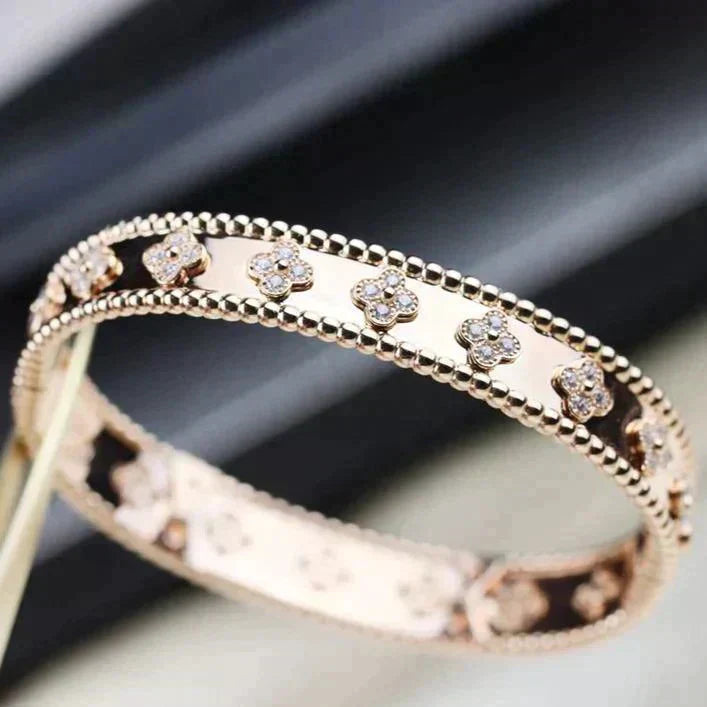 [Regal Jewels]CLOVER BRACELET 8MM DIAMONDS