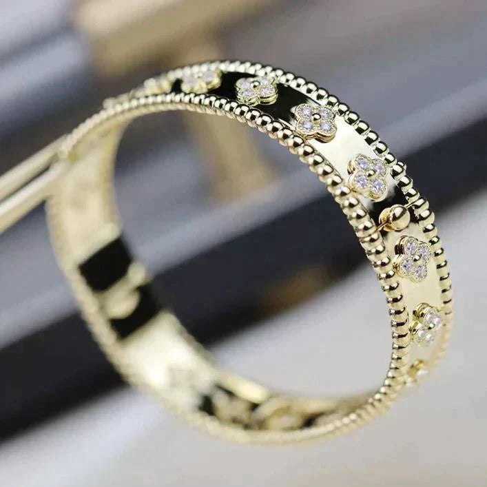 [Regal Jewels]CLOVER BRACELET 8MM DIAMONDS