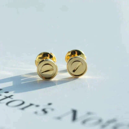 [Regal Jewels]LOVE EARRINGS GOLD 10MM