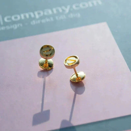 [Regal Jewels]LOVE EARRINGS GOLD 10MM