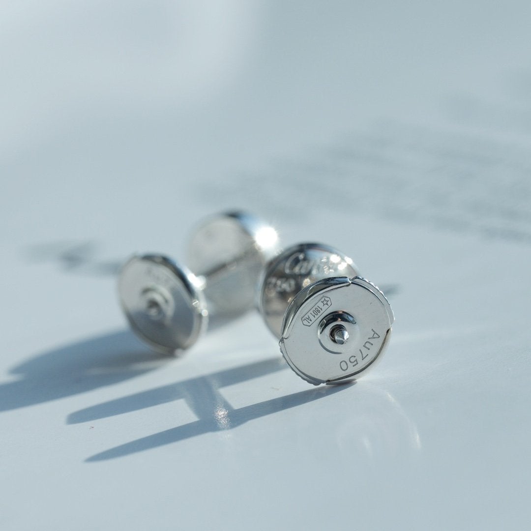 [Regal Jewels]LOVE EARRINGS SILVER 10MM