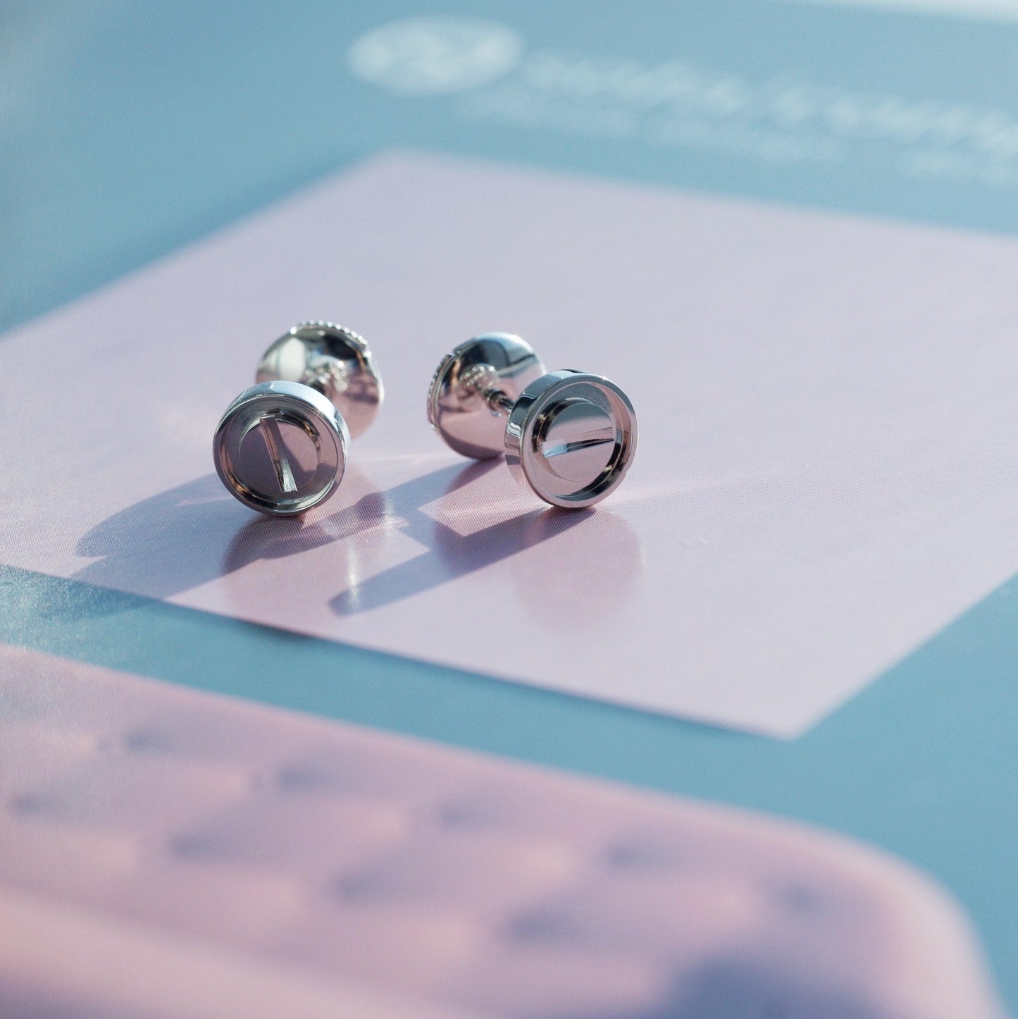 [Regal Jewels]LOVE EARRINGS SILVER 10MM