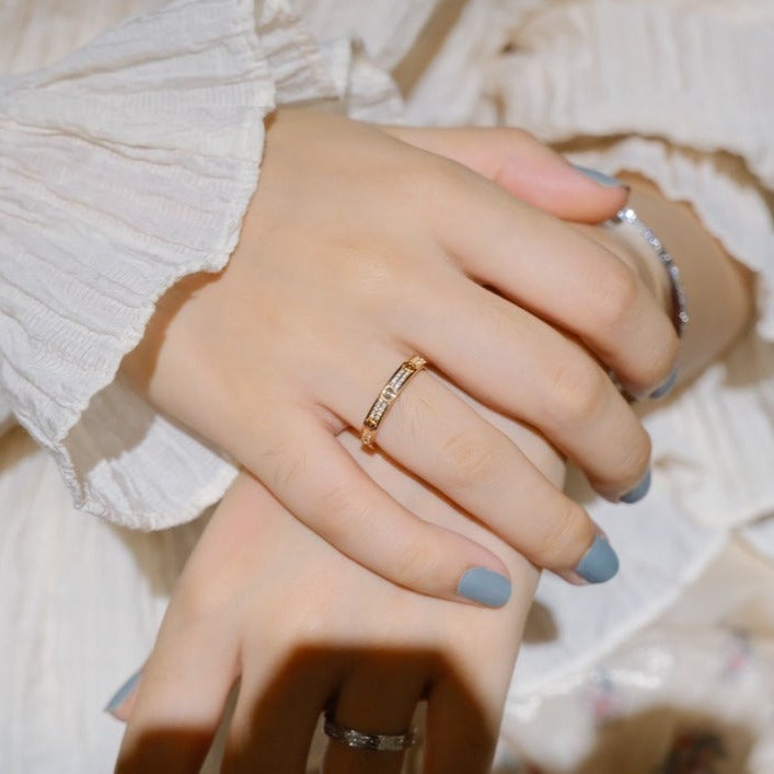 [Regal Jewels]LOVE RING 2.65MM DIAMOND