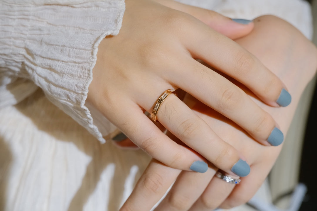 [Regal Jewels]LOVE RING 2.65MM DIAMOND
