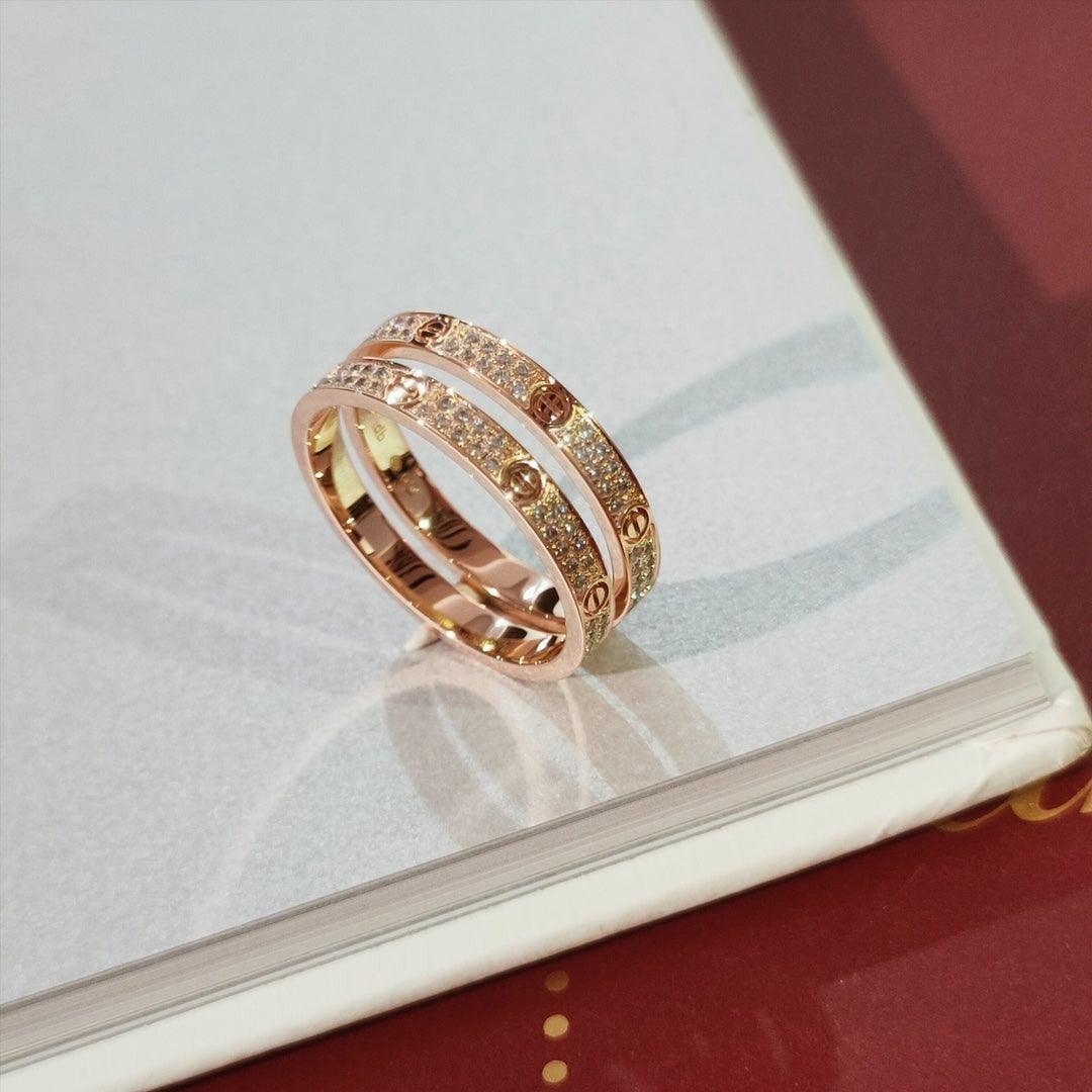[Regal Jewels]LOVE RING 2.65MM DIAMOND