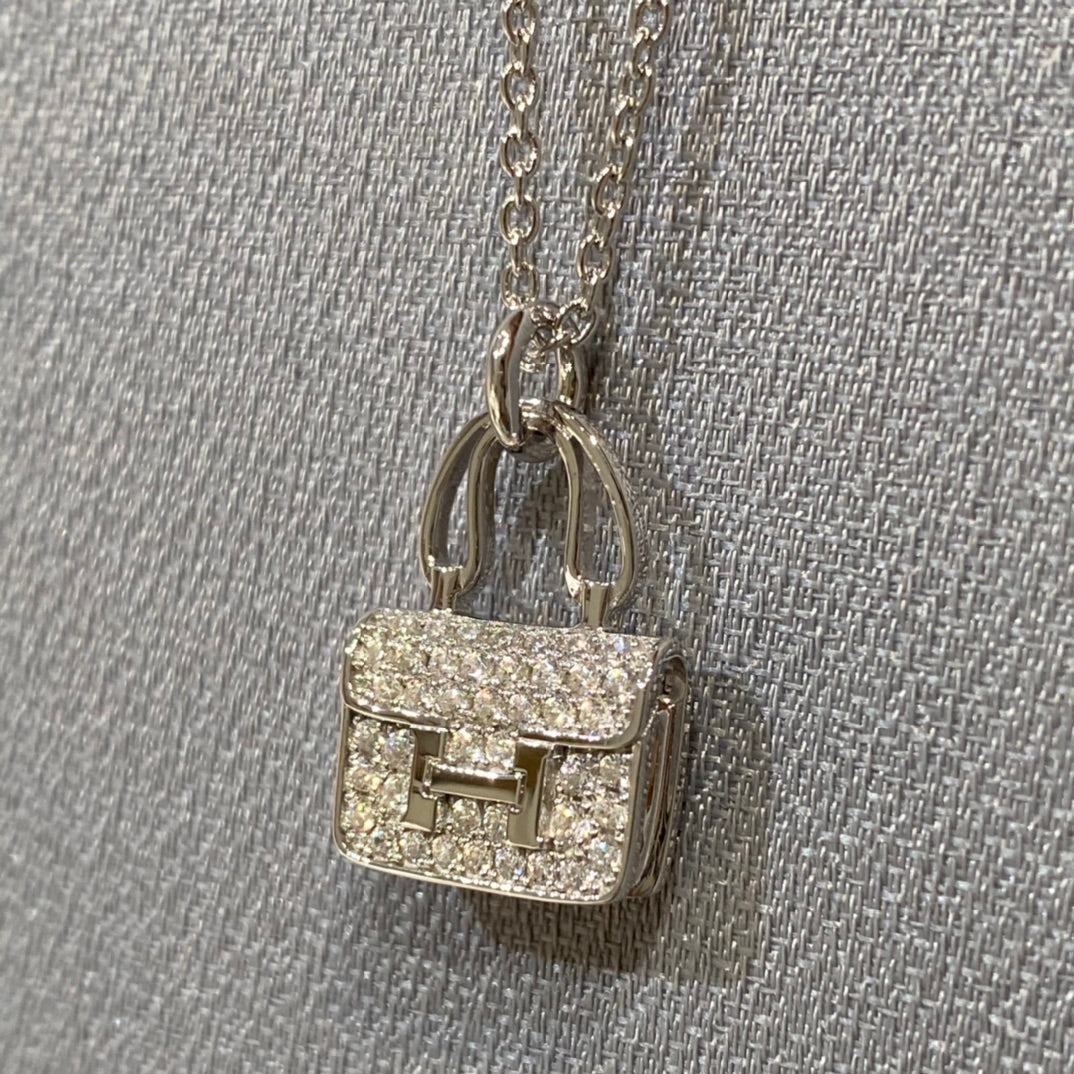 [Regal Jewels]CONSTANCE PEDANT DIAMOND NECKLACE