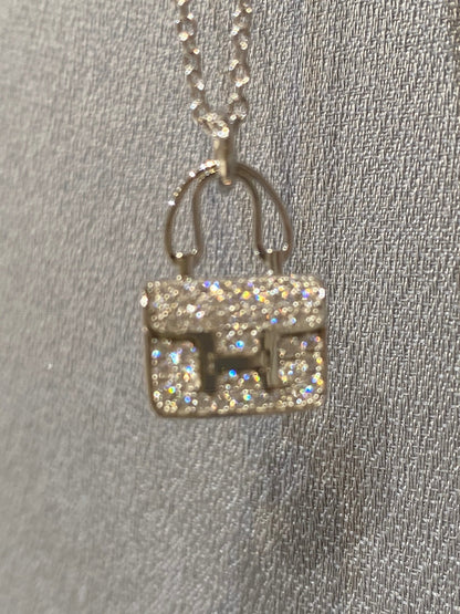 [Regal Jewels]CONSTANCE PEDANT DIAMOND NECKLACE