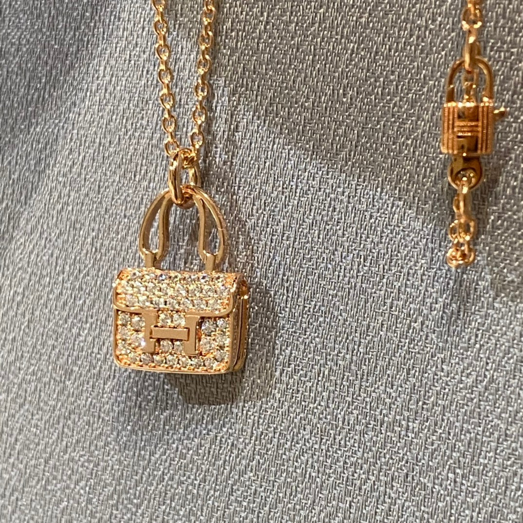 [Regal Jewels]CONSTANCE PEDANT DIAMOND NECKLACE