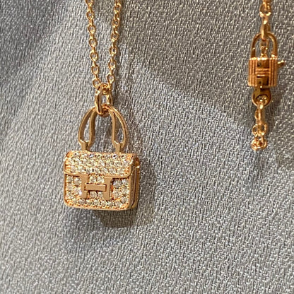 [Regal Jewels]CONSTANCE PEDANT DIAMOND NECKLACE