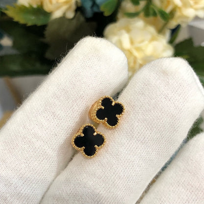 [Regal Jewels]CLOVER MINI GOLD EARRINGS