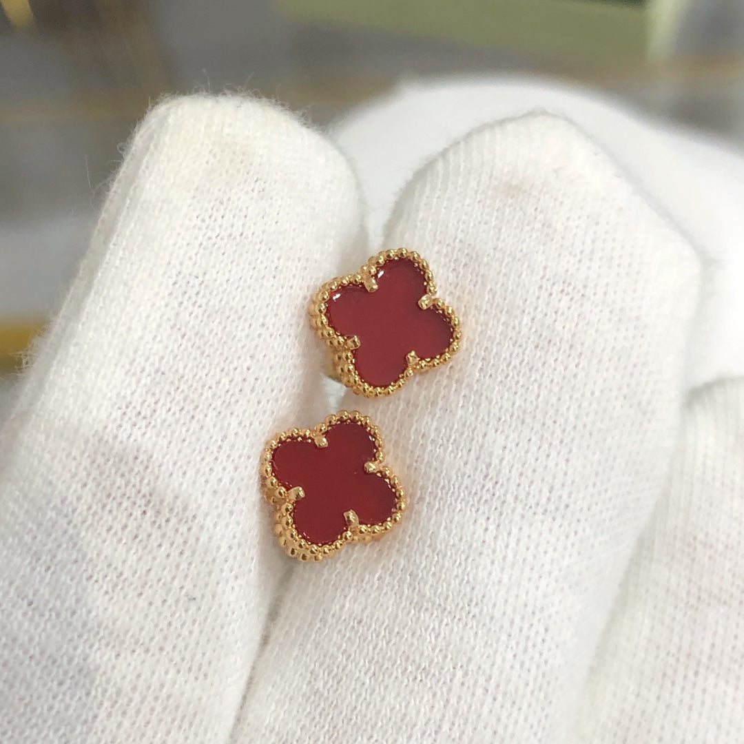 [Regal Jewels]CLOVER MINI GOLD EARRINGS