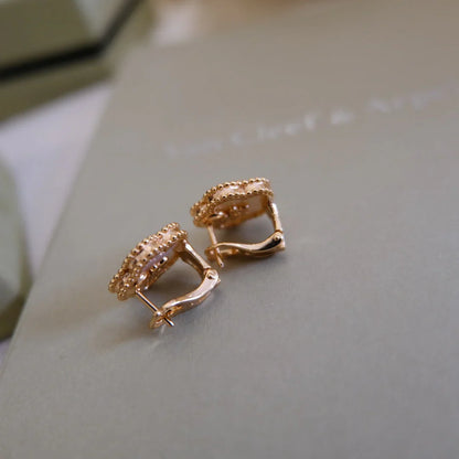 [Regal Jewels]LUCKY WHITE MOP EARRINGS