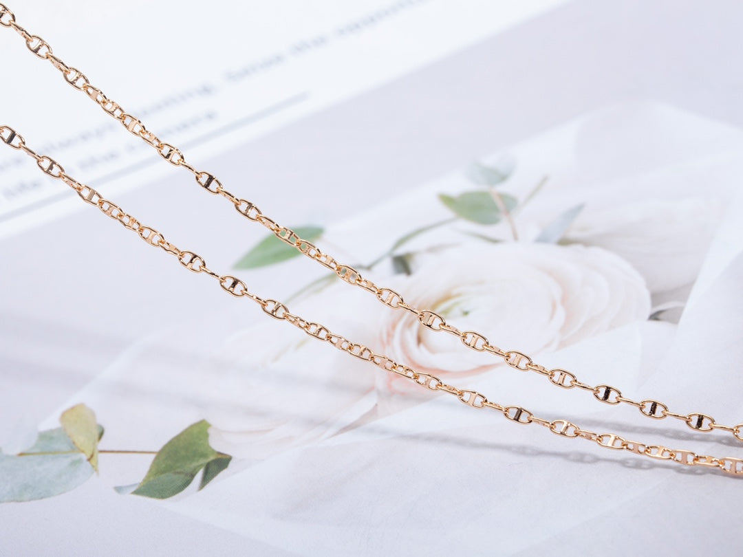 [Regal Jewels]ECHAPPEE NECKLACE PINK GOLD