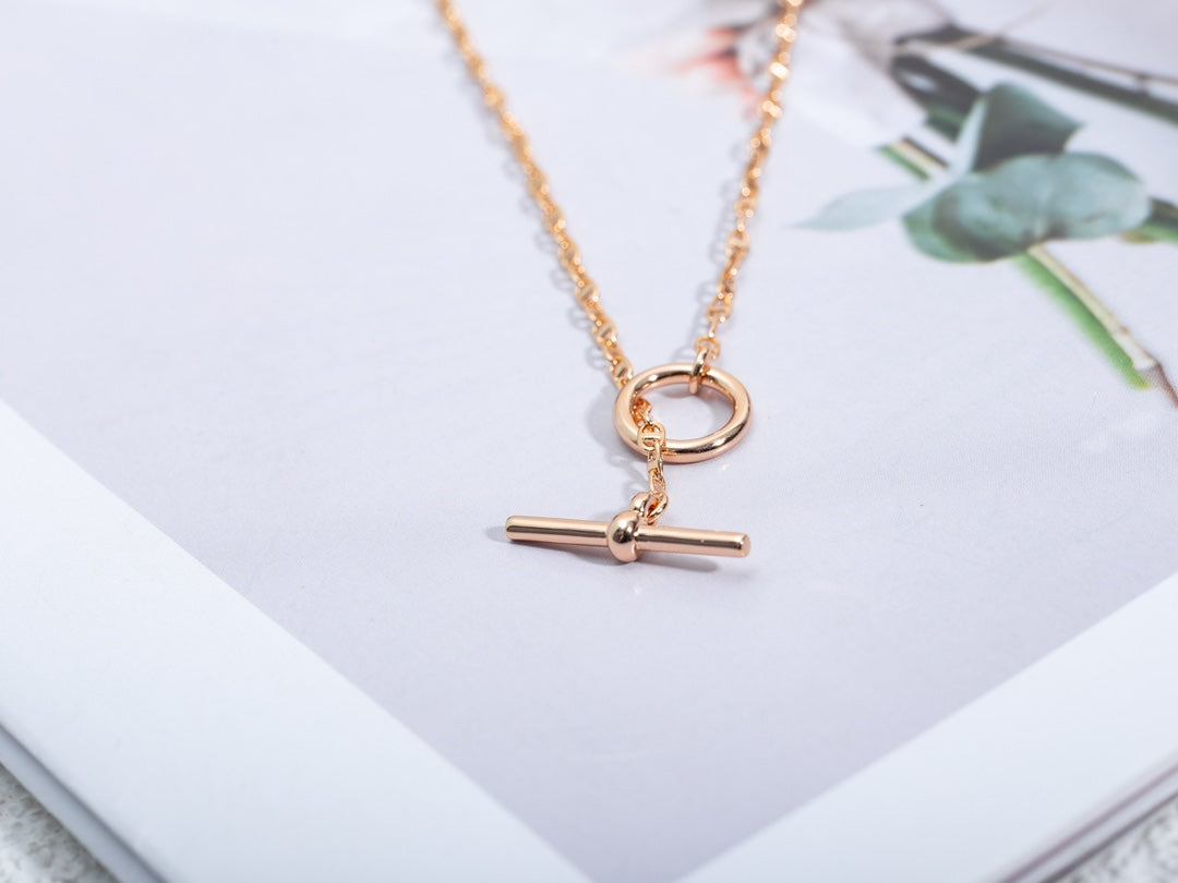 [Regal Jewels]ECHAPPEE NECKLACE PINK GOLD