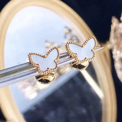 [Regal Jewels]SWEET BUTTERFLY MOP EARSTUDS