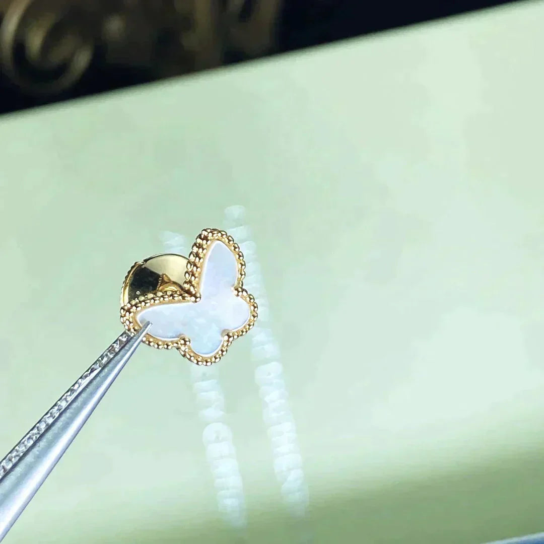 [Regal Jewels]SWEET BUTTERFLY MOP EARSTUDS