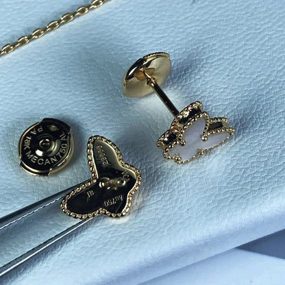 [Regal Jewels]SWEET BUTTERFLY MOP EARSTUDS
