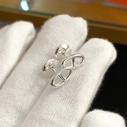 [Regal Jewels]CHAINE SMALL EARRINGS GOLD AND SILVER