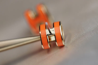 [Regal Jewels]MINI POP H EARRINGS ORANGE