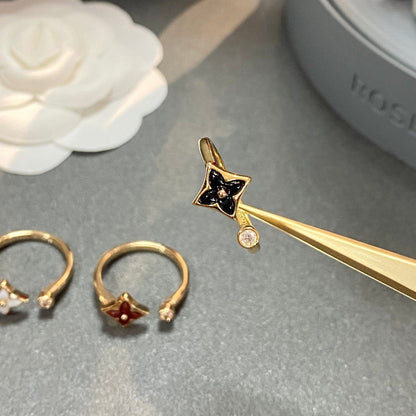 [Regal Jewels]STAR 1 DIAMOND OPEN RING