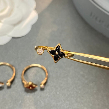 [Regal Jewels]STAR 1 DIAMOND OPEN RING