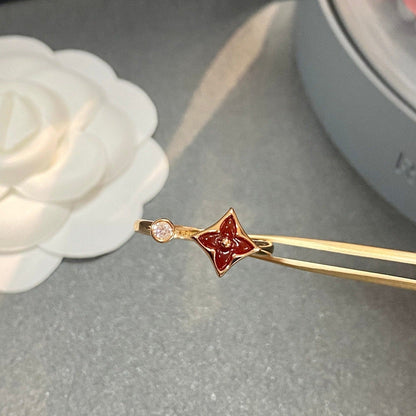 [Regal Jewels]STAR 1 DIAMOND OPEN RING