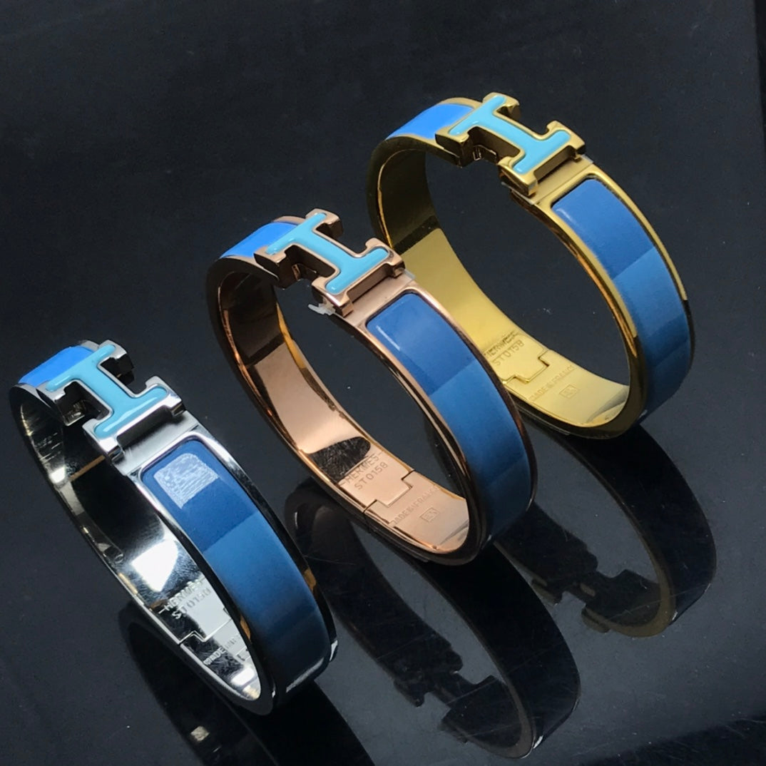 [Regal Jewels]H BRACELET BLUE RAINBOW CERAMIC