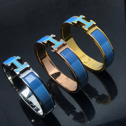 [Regal Jewels]H BRACELET BLUE RAINBOW CERAMIC