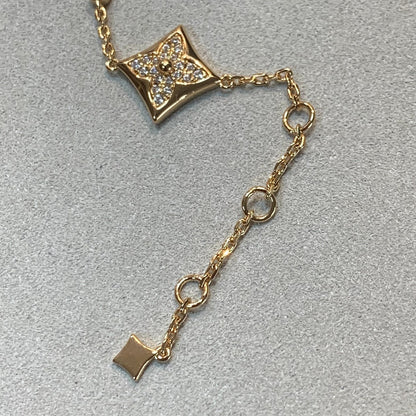 [Regal Jewels]STAR AND SUN 4 MOTIFS GOLD DIAMONDS BRACELET
