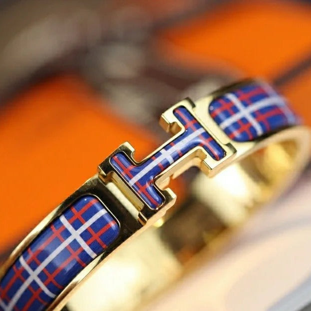 [Regal Jewels]H TARTAN BRACELET 12MM