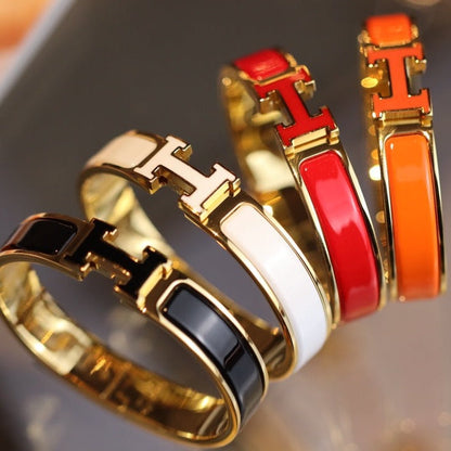 [Regal Jewels]H BRACELET 12MM GOLD
