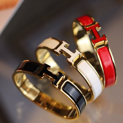 [Regal Jewels]H BRACELET 12MM GOLD