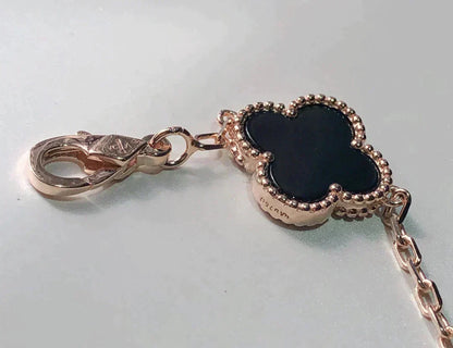 [Regal Jewels]CLOVER 5 MOTIFS MULTICOLOR  BRACELET