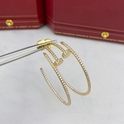 [Regal Jewels]JUSTE EARRINGS FULL DIAMONDS 1.8MM