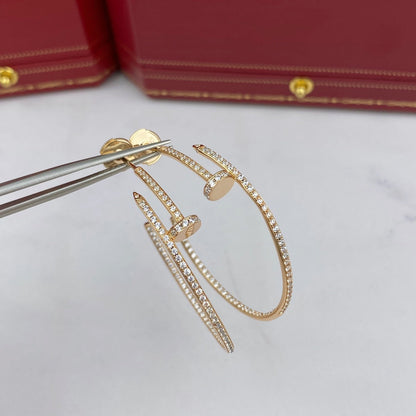 [Regal Jewels]JUSTE EARRINGS FULL DIAMONDS 1.8MM
