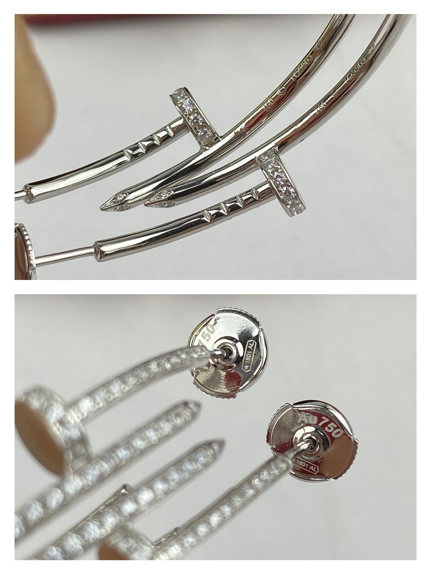 [Regal Jewels]JUSTE EARRINGS FULL DIAMONDS 1.8MM