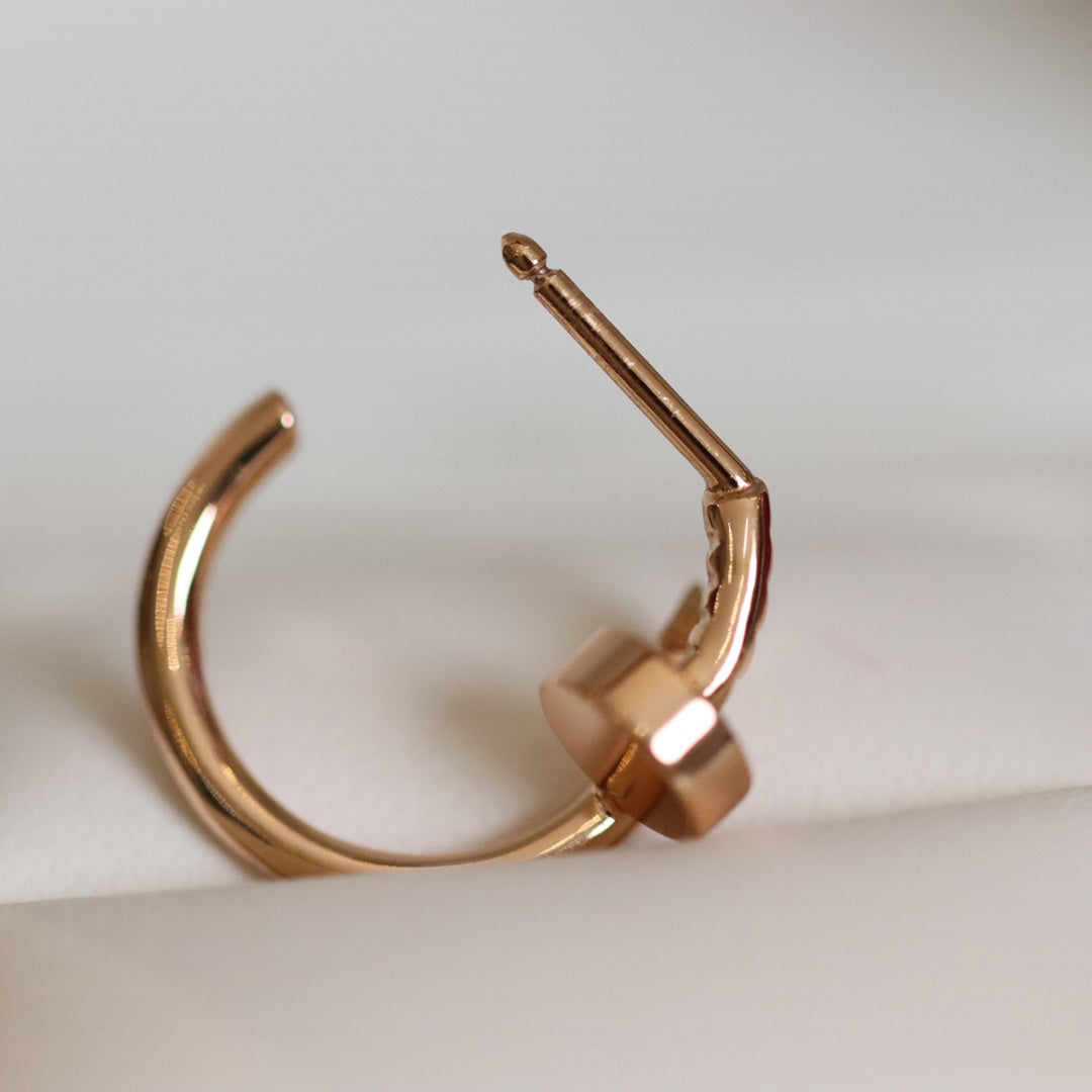 [Regal Jewels]JUSTE EARRINGS PINK GOLD
