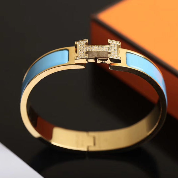 [Regal Jewels]H CLOUD BLUE BRACELET GOLD DIAMOND