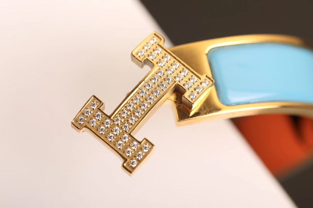 [Regal Jewels]H CLOUD BLUE BRACELET GOLD DIAMOND
