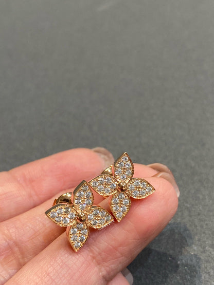[Regal Jewels]STAR DIAMOND EARRINGS