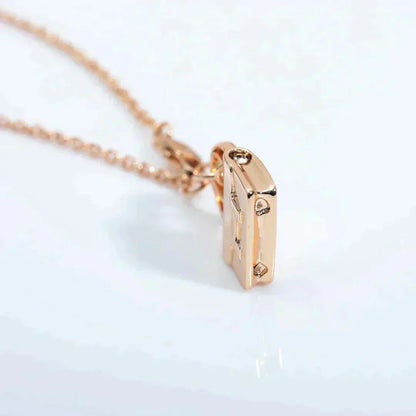 [Regal Jewels]AMULETTE PEDANT ROSE GOLD NECKLACE