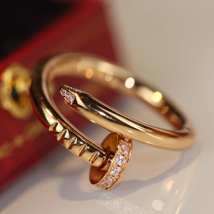 [Regal Jewels]JUSTE RING 2.65MM GOLD DIAMOND
