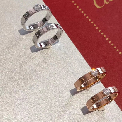[Regal Jewels]LOVE RING 3.6MM 1 BIG DIAMOND